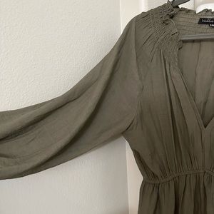 Olive maxi dress